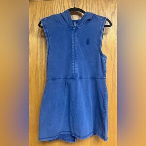FP Movement by Free People Hot Shot Hooded Skortsie in Atlantic (Blue)